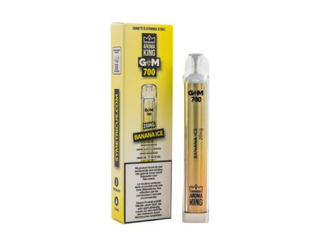 Aroma King Gem 700 puffs 20mg - Banana Ice